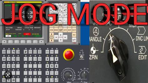 What is JOG mode in CNC .